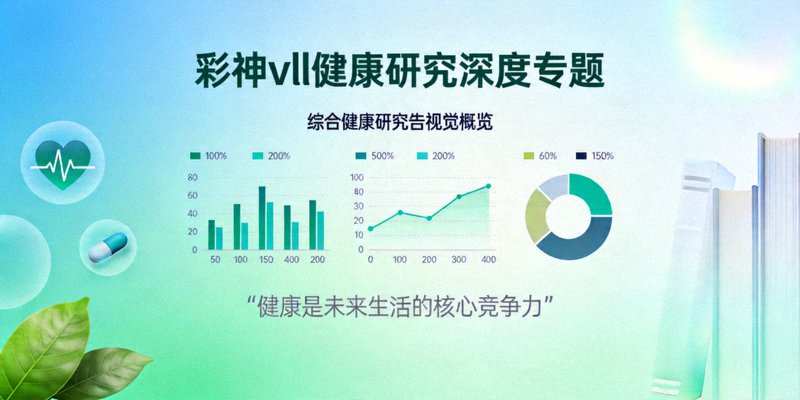 彩神vll官网深度专题封面图，展示一份带有图表、引文和标题的综合性健康研究报告的视觉概览